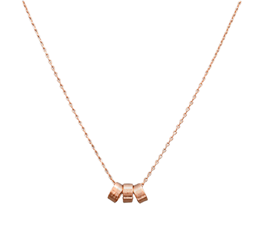 Rose Gold Circle Necklace