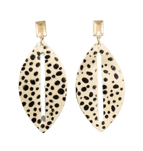 Cheetah Teardrop Earrings