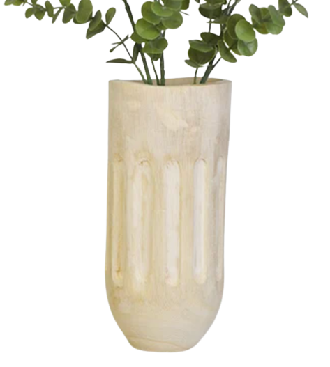 Lune Wood Vase