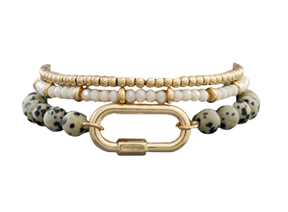 Dalmatian Bracelet Set