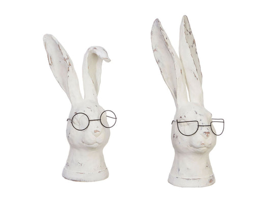 Bunny Head with Glasses - Small
