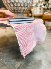 Load image into Gallery viewer, Red Fringe Table Runner
