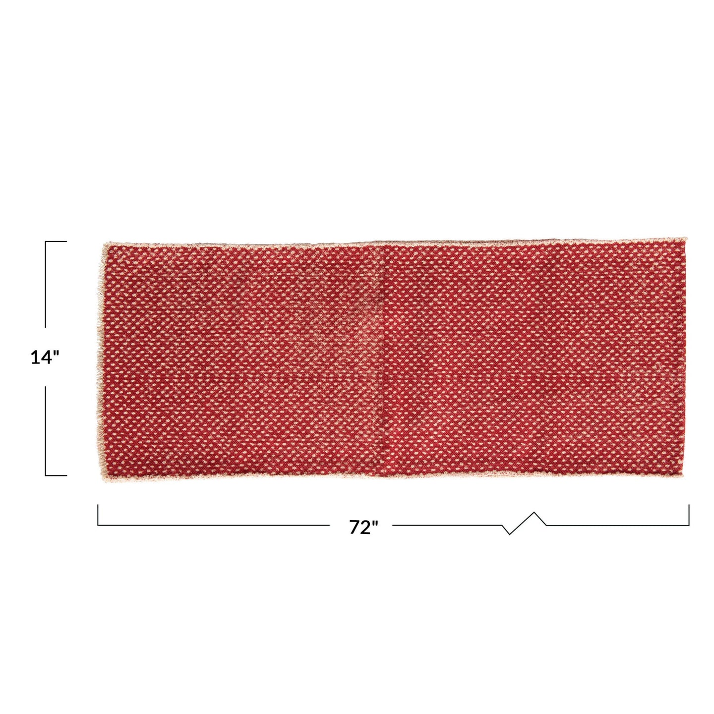 Red Christmas Table Runner
