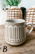 Load image into Gallery viewer, Beige &amp; Tan Coffee Mugs
