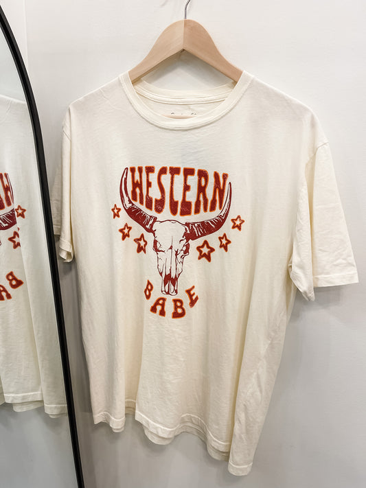 Western Babe Oversized Graphic Tee