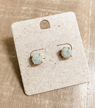 Load image into Gallery viewer, Seafoam Stone Studs
