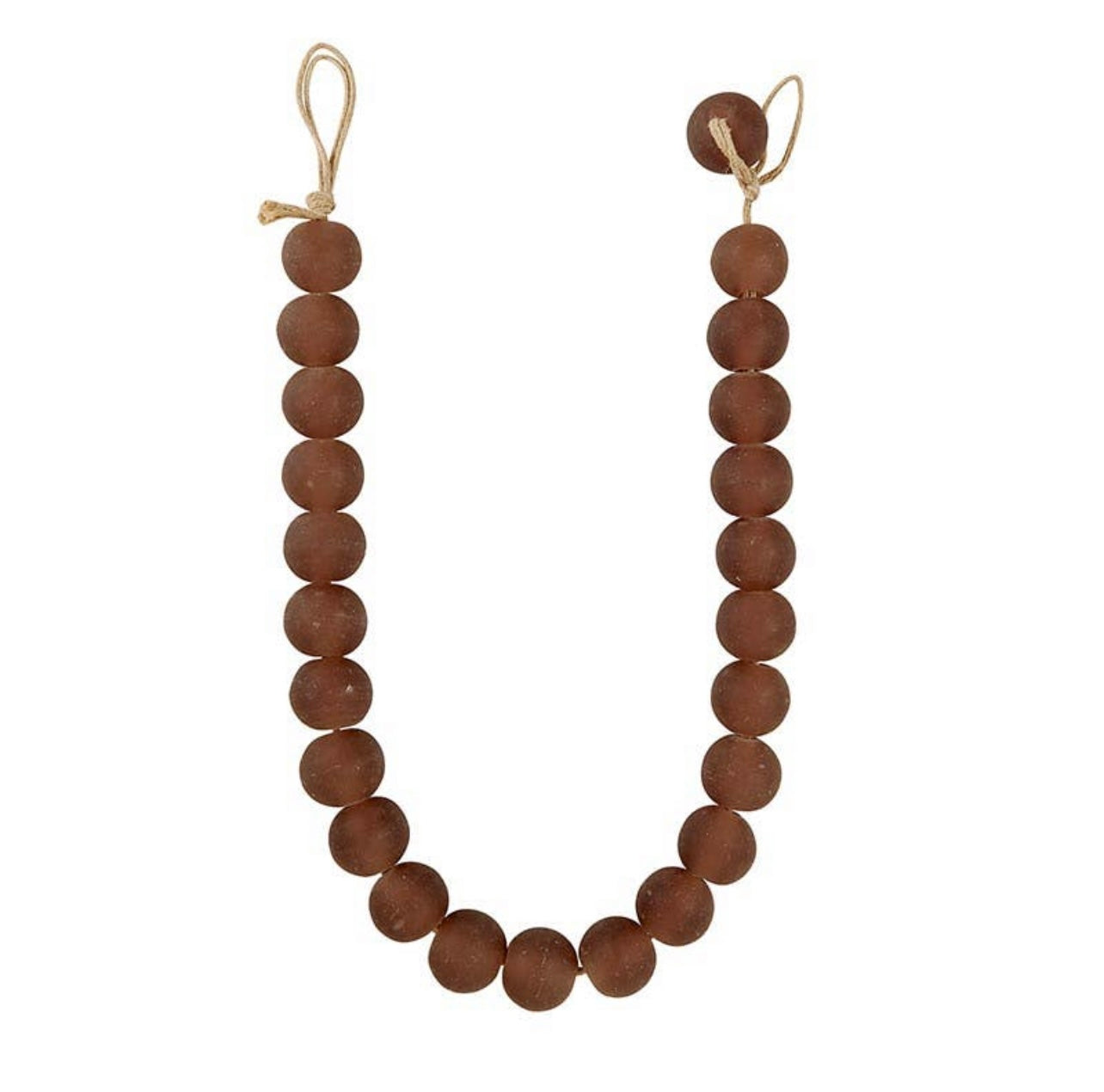 Glass Decor Beads - Plum