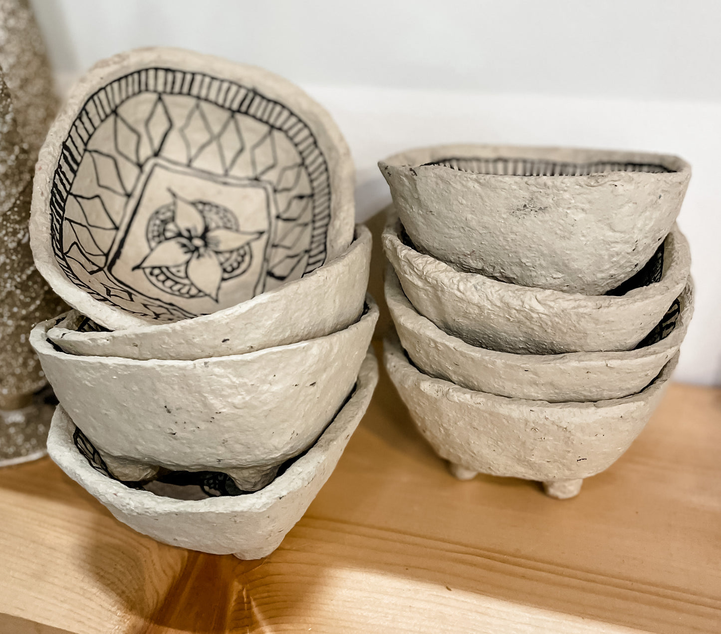 Small Paper Mache Bowl