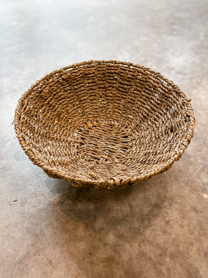 Rattan Footed Bowl