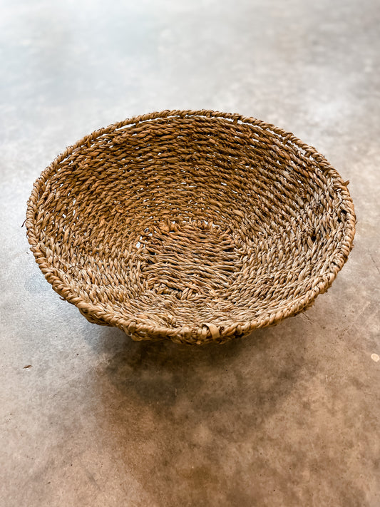 Rattan Footed Bowl