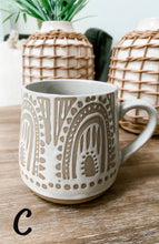 Load image into Gallery viewer, Beige &amp; Tan Coffee Mugs
