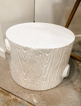 Load image into Gallery viewer, White Stump Side Table (in store pickup only)
